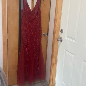 Maroon Prom Dress